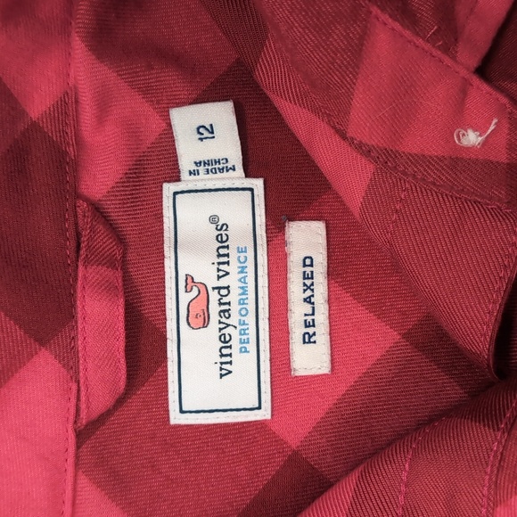 Vineyard Vines Relaxed Plaid Long Sleeve Shirt - Picture 2 of 5